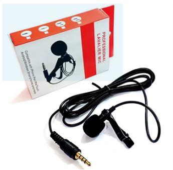 PROFESSIONAL LAVALIER MIC.Professional Lavalier Lapel Microphone Omnidirectional Lavalier Mic Compatible with Android Smartphone, Laptop, PC, DSLR , Podcast, Interview, Video Conference
